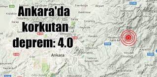 Afad'dan son dakika deprem açıklaması geldi. Ankara Da Deprem Elmadag 4 0 Ile Sallandi