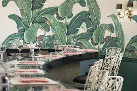 Learn about the world famous hotel. Marvelous Martinique Banana Leaf Wallpaper Vs The Thrill Of Brazillance By Dorothy Draper The Glam Pad