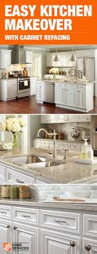 You Don T Need A Total Kitchen Makeover To Make A Big Impact Cabinet Refacing With The Home Depot Can Give Your Space A Kitchen Remodel Home Decor New Kitchen