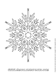 Advanced Snowflake Design Coloring Page Snowflake Coloring Pages Snowflake Template Snowflake Drawing Easy