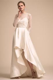 80 Long Sleeve Wedding Dresses For Every Bridal Style Wedding Dresses High Low Dress Topper A Line Wedding Dress