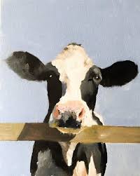 Cow Painting Cow Art Cow Print Cow Oil Painting Holstein Cow Farm Animal Art Farmhouse Art Prints Of Farm Animals Farm Wall Art Cow Painting Cow Art Cow Paintings On Canvas