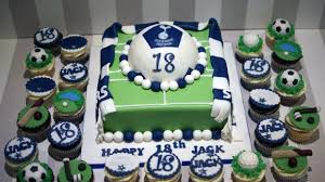 The main cake and ball are both vanilla sponge cakes sandwiched together with vanilla buttercream and raspberry jam. Tottenham Hotspur 18th Birthday Cake Bakealous