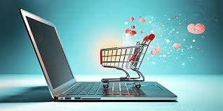 Gambar Background Keranjang Belanja Dengan Laptop, Vektor dan File PSD untuk Unduh Gratis | Pngtree