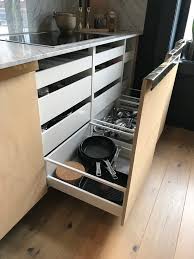 Using ikea cabinets for a kitchen storage bench. Diy Plywood Fronts For Massive Savings In Kitchen Do Over Ikea Hackers Diy Cabinet Doors Plywood Kitchen Kitchen Cabinets Fronts