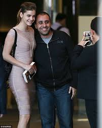 She first appeared in the sports illustrated swimsuit issue in 2016. Barbara Palvin Poses For Pic With Nedal Lakmas Who Groped Sarah Hyland Daily Mail Online