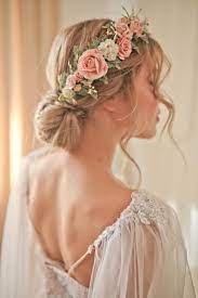 Blush Flower Crown Wedding Flower Crown Blush Floral Crown Etsy Flower Crown Hairstyle Bridal Hair Flowers Bridal Flowers