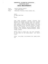 Check spelling or type a new query. Contoh Proposal Permohonan Ambulance Desa Lakaran