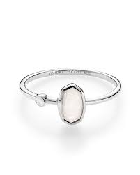 00 10% coupon applied at checkout save 10% with coupon Chastain Ring Rainbow Moonstone And 14k White Gold 5 Kendra Scott