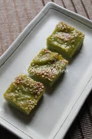 1/2 cawan bijan (goreng tanpa minyak). Kuih Bakar Pandan Mudah Dan Sedap Azie Kitchen