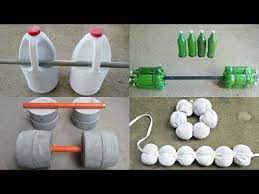 How To Make Homemade Dumbbell For Free Diy Weights Youtube Diy Gym Equipment Homemade Gym Equipment Diy Home Gym