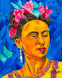 Diego Rivera And Frida Kahlo Portrait Acrylic Print