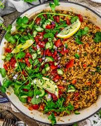 Authentic middle eastern saffron rice this authentic middle eastern saffron rice is a simple pilaf made with saffron scented basmati rice, sultanas, and pine nuts. Middle Eastern Rice And Lentils Monkey And Me Kitchen Adventures