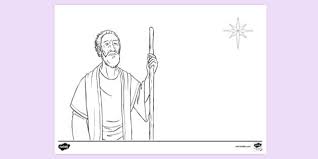 These abraham coloring pages will make teaching kids the story of abraham easy and enjoyable. Abraham And Stars Colouring Page