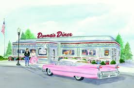 So it's nice to see a music icon like elvis and a few dazzling movie stars featured as well. 50s Diner Painting Painting Inspired
