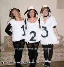 Basic stuff needed for making a sheep costume. 10 Cute And Fun Homemade Lamb Sheep Costumes