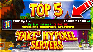 Hypixel (fully the hypixel network) is the biggest minecraft: Top 5 Fake Hypixel Servers 1 8 1 16 New Cracked Minecraft Servers 2020 Youtube