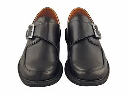boys black dress shoes with velcro