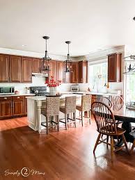 Update A Kitchen With Cherry Cabinets