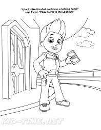 Paw patrol ryder coloring page. Ryder Paw Patrol Coloring Book Page Free Coloring Book Pages Coloring Home