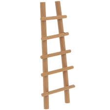 This will prevent rotting due to exposure to the damp soil, rain, and snow. Wood Ladder Hobby Lobby 1177062