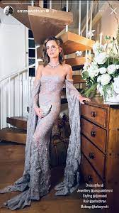 Emma Watson Is Toned All Over Rocking A Naked Dress In Oscars Pics