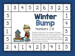 Winter Number Recognition Game For Pre K And Kindergarten Kindergarten Number Recognition Games Math Partner Game
