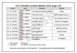 Semoga kalendar 2020 yang mengandungi tarikh cuti umum dan cuti sekolah 2020 di malaysia ini boleh dijadikan panduan buat anda seisi keluarga dalam merancang kehidupan serta percutian bersama keluarga tercinta. Kedah Kini Boleh Dah Planning Cuti Ni Cuti 2020 Facebook