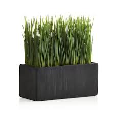 Artificial Large Potted Grass Reviews Crate And Barrel Artificial Plants Small Artificial Plants Plants Indoor Design