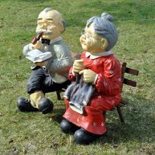 Oma Und Opa Auf Bank Fur Den Garten Xxxl Gartendeko Dekoration Affiliate Oma Und Opa Bank Garten