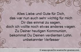 Glückwünsche Zur Erstkommunion Kommunionswünsche Für Karten