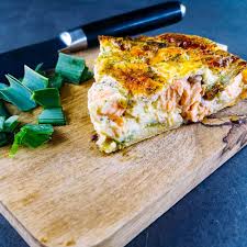 Clafoutis De Saumon Et Poireaux La Cerise Sur Le Maillot Recette Saumon Poireaux Poireaux Saumon