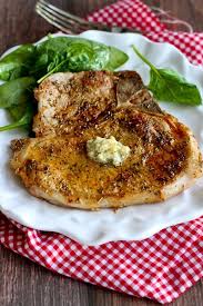 Herbed Pork Chops With Garlic Butter Recipe Recipe Easy Pork Chop Recipes Herbs For Pork Baked Pork