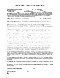 An independent contractor uses this form to apply for a particular project with a client. Agreement Free One Page Independent Actor Form Pdf Word E2 80 93 Eforms Example Contractor