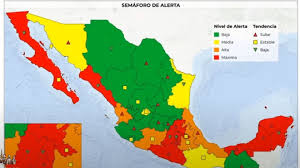 Color verde del semáforo covid. Coronavirus En Mexico Mapa Y Casos De Coronavirus En Mexico Por Estado Hoy Domingo 17 De Mayo Marca Claro Mexico