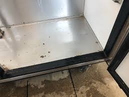 Food truck true refrigeration prep table that is constantly having condensation on only the outside of the unit. My True Tssu 48 12 Has Been Leaking Water Through The Inside But The Draining Tray Is Bone Dry Is This A Dirty Compressor Issue Or Something More Complicated Refrigeration