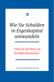 Dieses eigenkapital, das den banken als verlustpuffer dient, besteht also größtenteils aus steuerforderungen gegenüber einem staat, der ohne neue hilfsprogramme der eurogruppe und des. Schulden In Eigenkapital Umwandeln So Einfach Gelingt S Finanzen Eigenkapital Geldsparplan