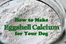 Calcium is an important part of a dog's diet, and one of the best sources is eggshells. How To Make Eggshell Calcium For Your Dog Dog Diet Make Dog Food Egg Shells