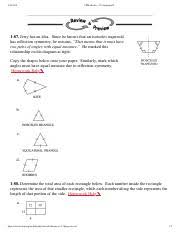 Im2 1 3 2 Hw Pdf Cpm Ebooks Cc Integrated Ii 1 87 Jerry Has An Idea Since He Knows That An Isosceles Trapezoid Has Re Ufb02ection Symmetry He Reasons Course Hero