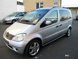 2003 Mercedes Benz Vaneo 1 6 Trend Auto Standheiz 2xschiebetur Alu Car Photo And Specs