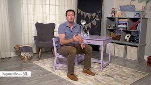 A storage cabinet or locker provides sturdy closed storage to help protect items from damage and keep them secure. Lipper Writing Workstation Desk And Chair Lavender Product Review Video Youtube