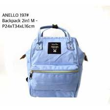 Selain itu, bahannya pun kuat, terbuat dari pilihan kanvas atau kulit asli. Jual Tas Import Wanita Anello Backpack 2in 1 M 197 2 Jakmall Com