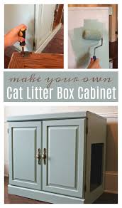 After recently moving homes, i now have a. Old Cabinet To Cat Litter Box Furniture Wow Diy Litter Box Enclosure