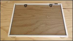 Stand on a stepladder if necessary to access the top of the window. How To Build Window Screens Youtube
