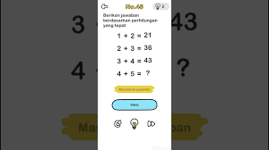 Inilah semua kunci jawaban brain out terlengkap dari level 1 sampai dengan level 221 bahasa indonesia. Brain Out No 45 Jawaban Level 45 Youtube