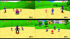 El nintendo 64 es la tercera videoconsola de sobremesa producida por nintendo, desarrollada para suceder a la super nintendo y para competir con el saturn de sega y la playstation de sony. Super Mario 64 Splitscreen Multiplayer Pc Net64 Nucleuscoop