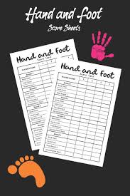 Hand and foot score sheet template card games canasta. Hand And Foot Score Sheets Get It Now To Have More Fun While Playing Hand And Foot Games Davis Kevin 9781079880762 Amazon Com Books