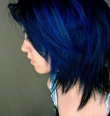 The outcome of your hair color can change due to a few factors, like the color you're starting off with and your hair's condition. Pin By Nina Casso On Fun Hair Makeup Hair Styles Midnight Blue Hair Blue Hair