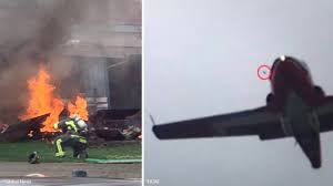 This is the moment a canadian fighter jet appears to fall out of the sky before crashing into a ball of flames in somebody's front yard.the canadian armed fo. Breaking Report Says Bird Strike May Have Caused Fatal Snowbirds Crash Rebel News