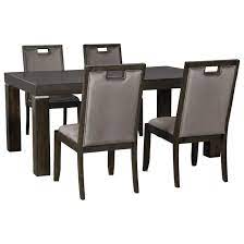 Dining table 5 piece set. Signature Design By Ashley Hyndell 5 Piece Rectangular Dining Table Set Royal Furniture Dining 5 Piece Sets